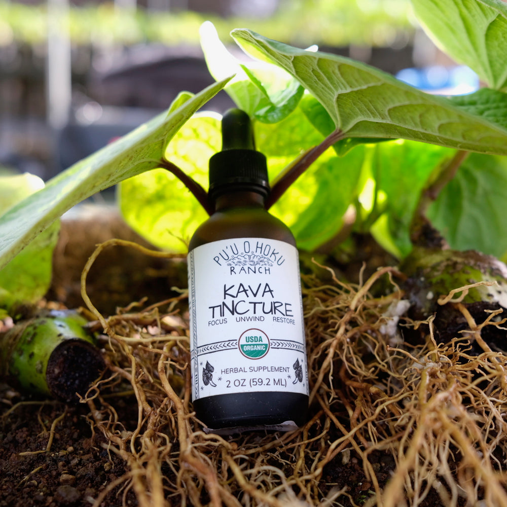 Organic Kava Tincture Herbal Supplement