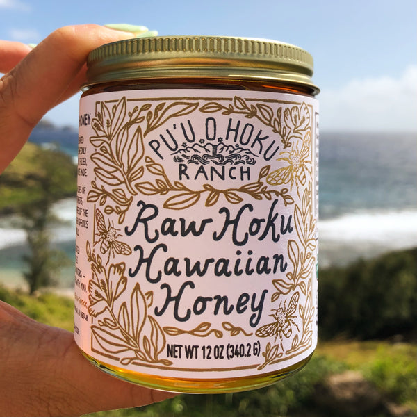 Raw Hoku Hawaiian Honey (12 oz)